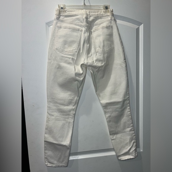 A&F skinny high rise white denim jeans - Picture 3 of 5